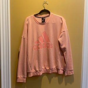 Adidas baby pink crew neck